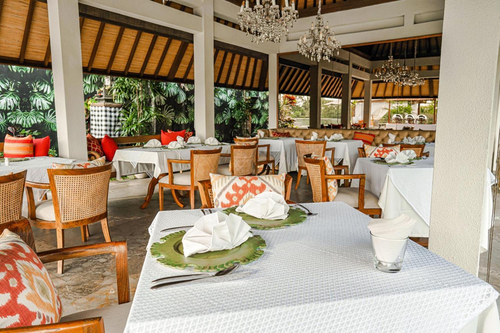 منتجع غويا البوتيكي أوبود المظهر الخارجي الصورة The restaurant at the hotel